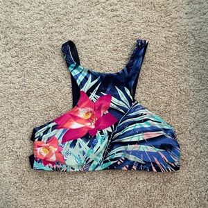 Target Flower Bikini Top
